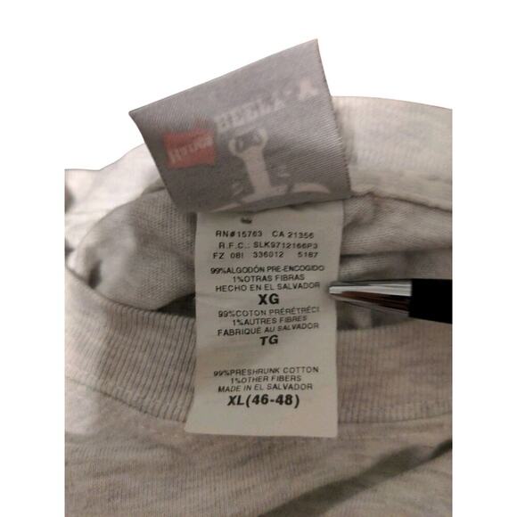 I Believe In Gun Control Long Sleeve Hanes Beefy T Shirt Heathered Grey XL G - Picture 3 of 7